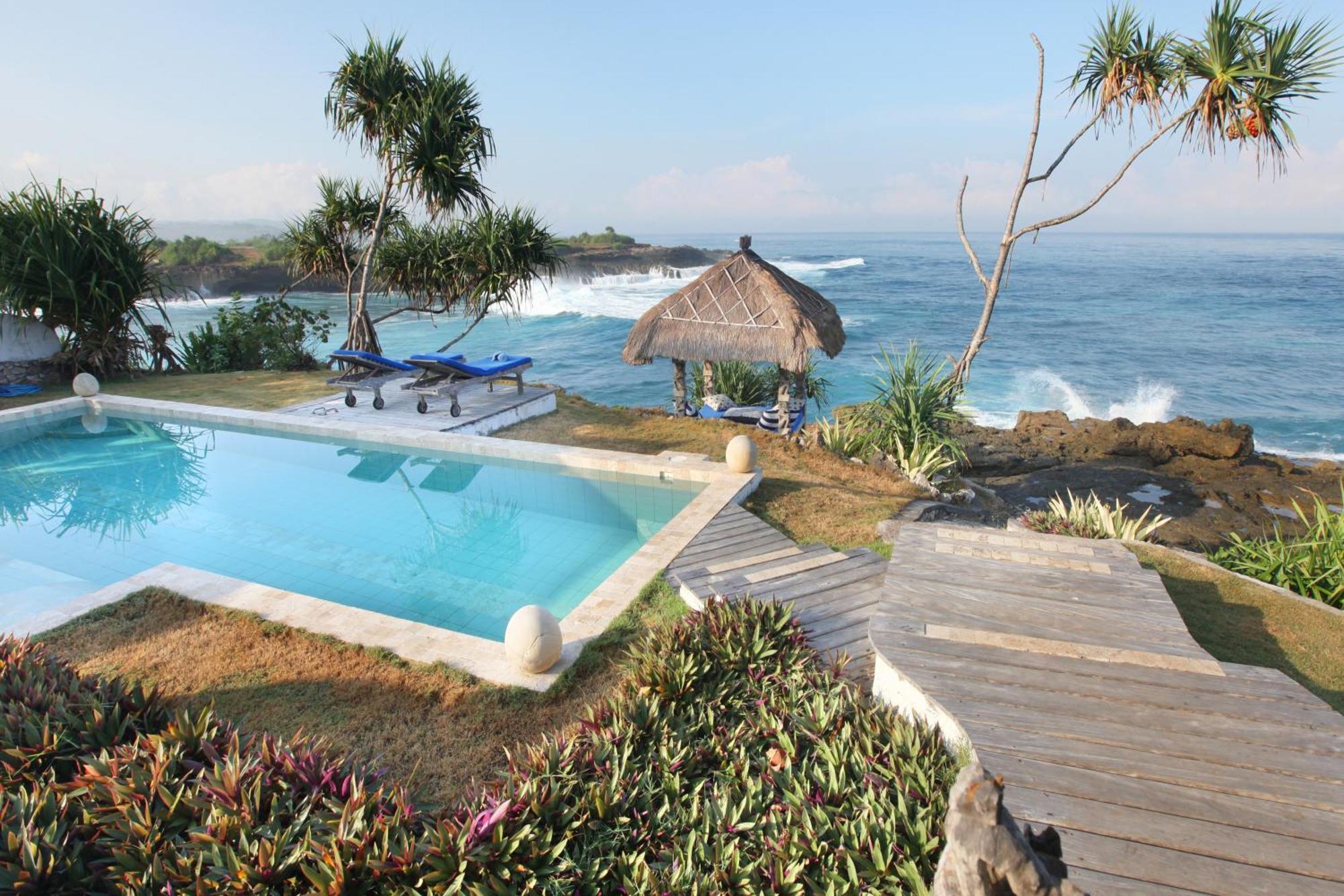 Villa Lumba Lumba - Oceanfront&Spectacular View! Lembongan Exterior foto